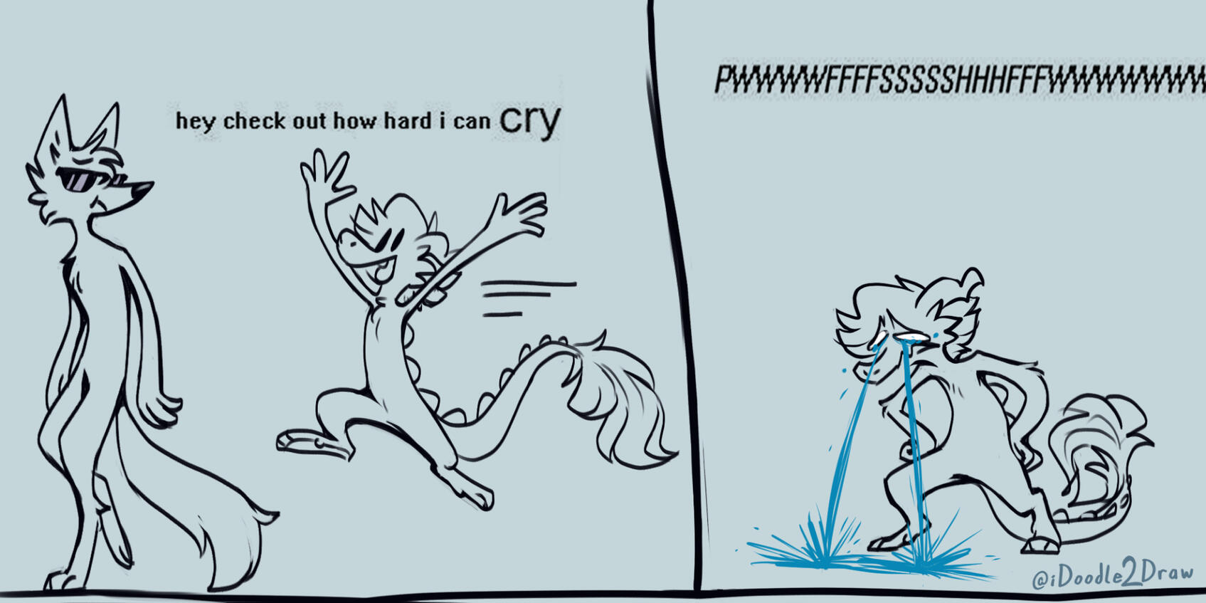 how hard i can cry [character @ me]