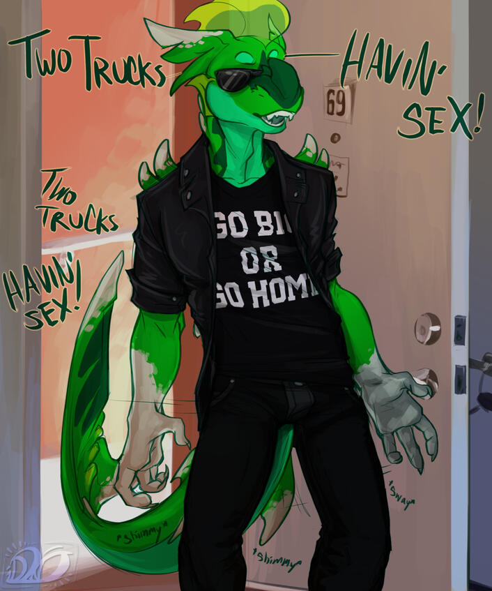 Two Trucks [character @ me]