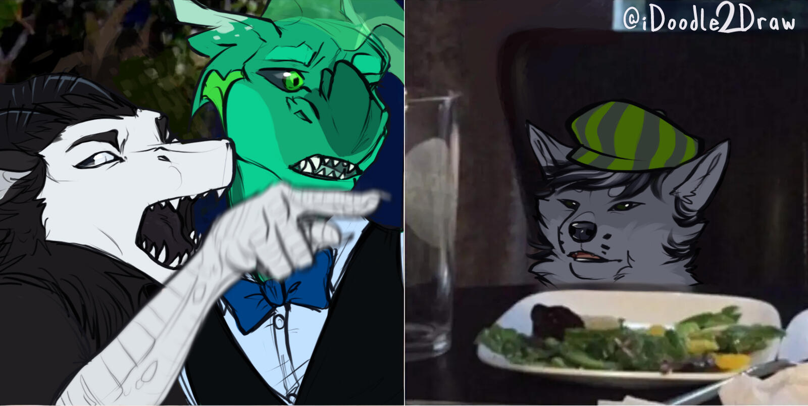 woman yelling at cat [sonas @DankDragon1211, me, and Kaina122- respectively]