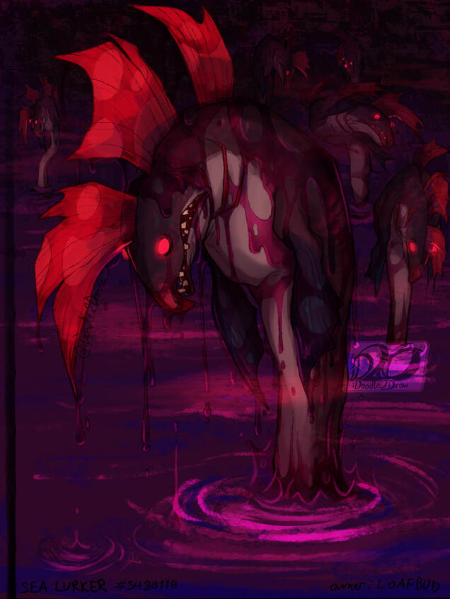 SEA LURKERS APPROACHING [OC @LOAFBUD]