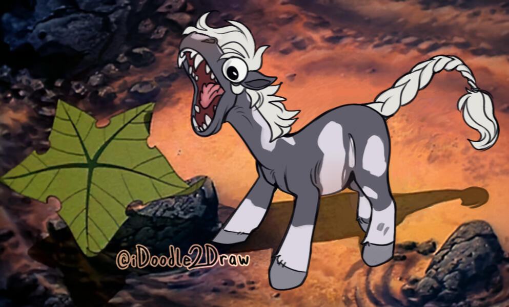 Littlefoot munch tree star leaf [sona @SaintCadek]