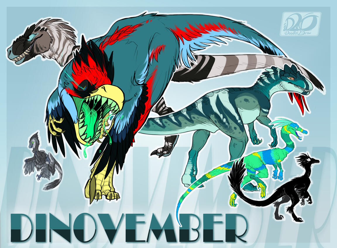 Dinovember [sonas + OCs @ me]