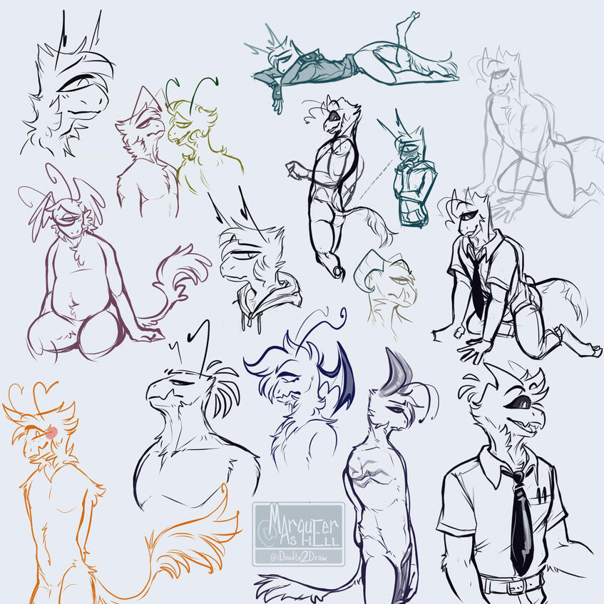 page full of crewches [sonas + OCs @ me]