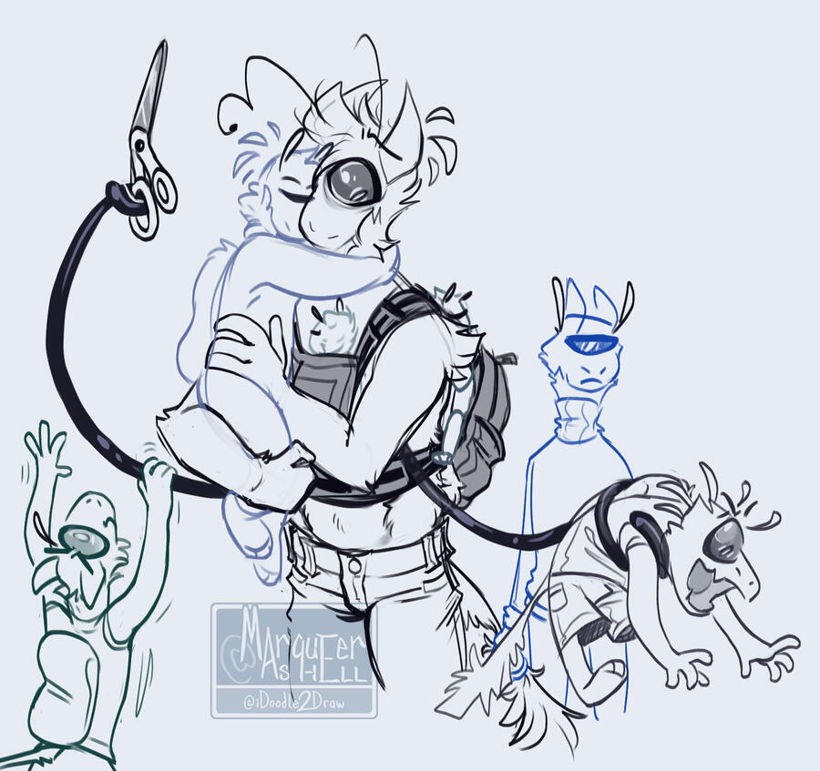 Marq and the kids [sona + OCs @ me]