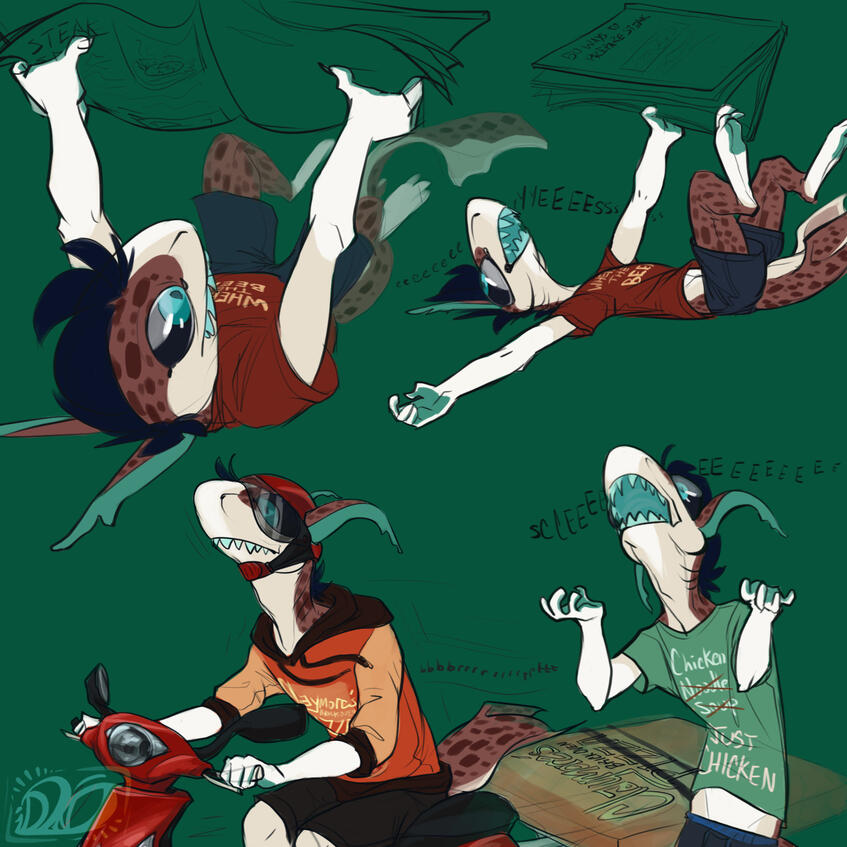 Quinn sketchy page [OC @ me]