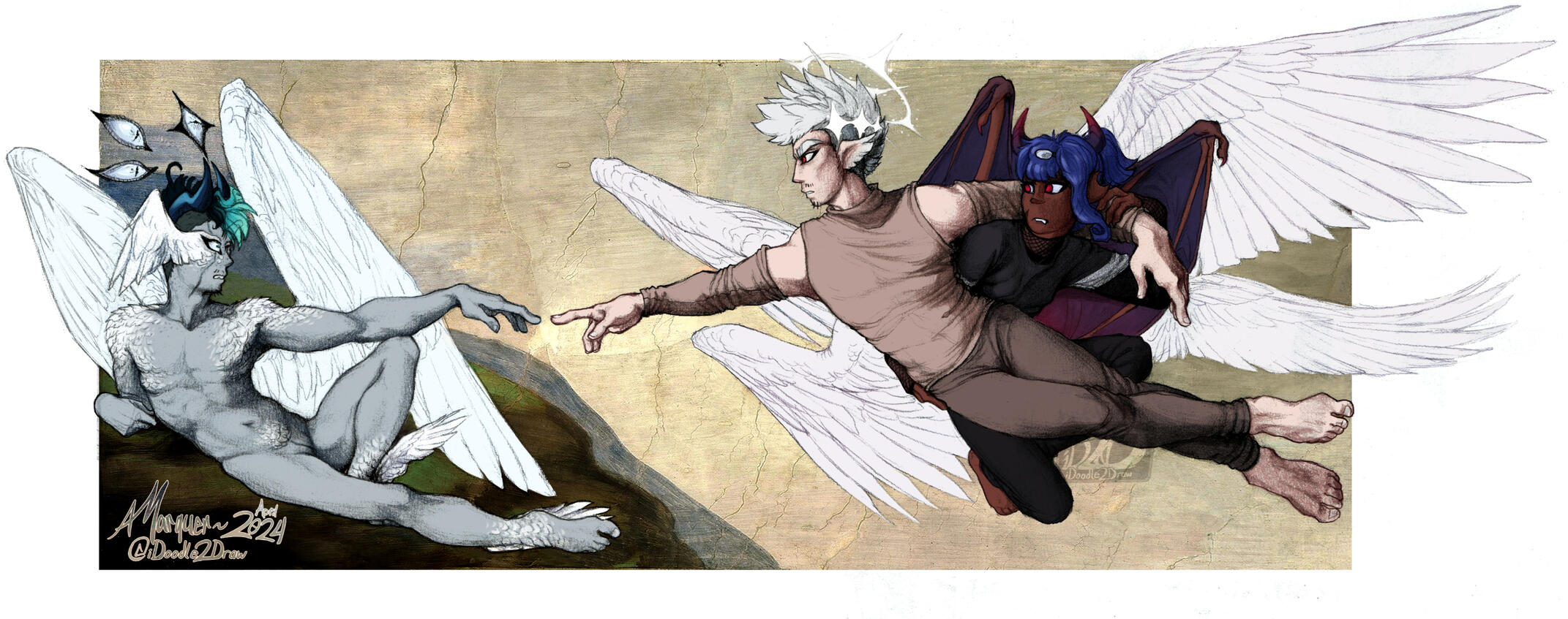 Saved [sona @ me + OCs @AstroNumbers and @gummyfroggy]