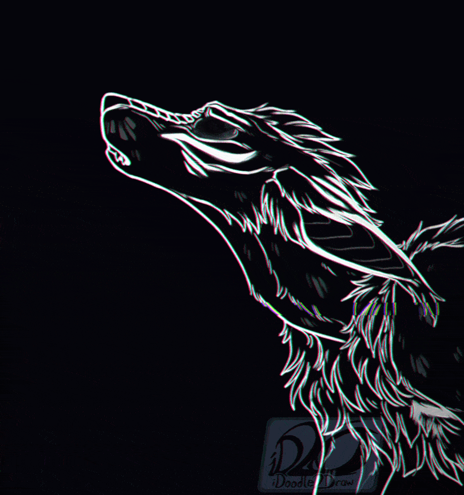 Negative Glitch as a beast [sona @ me]