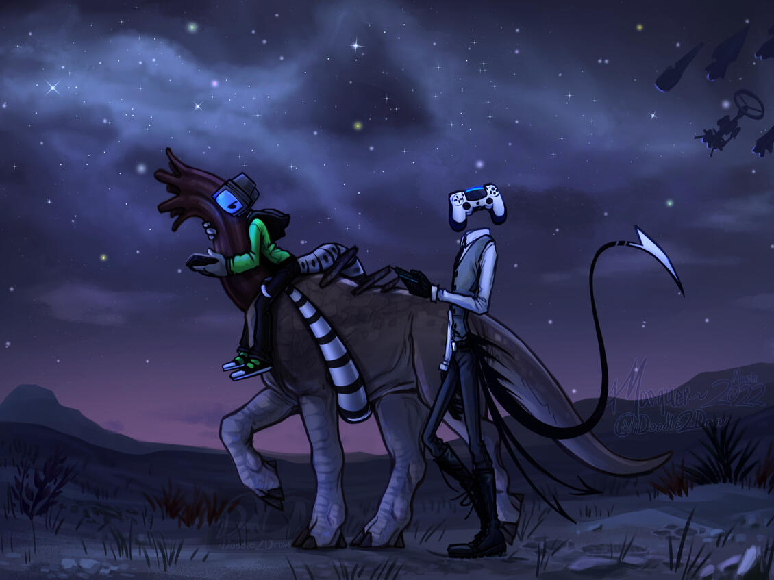 out on a stroll! [sona + OCs @ me]