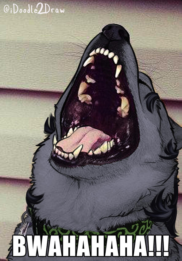 BWAHAHAHA!!! shibe [character @Kaina122]